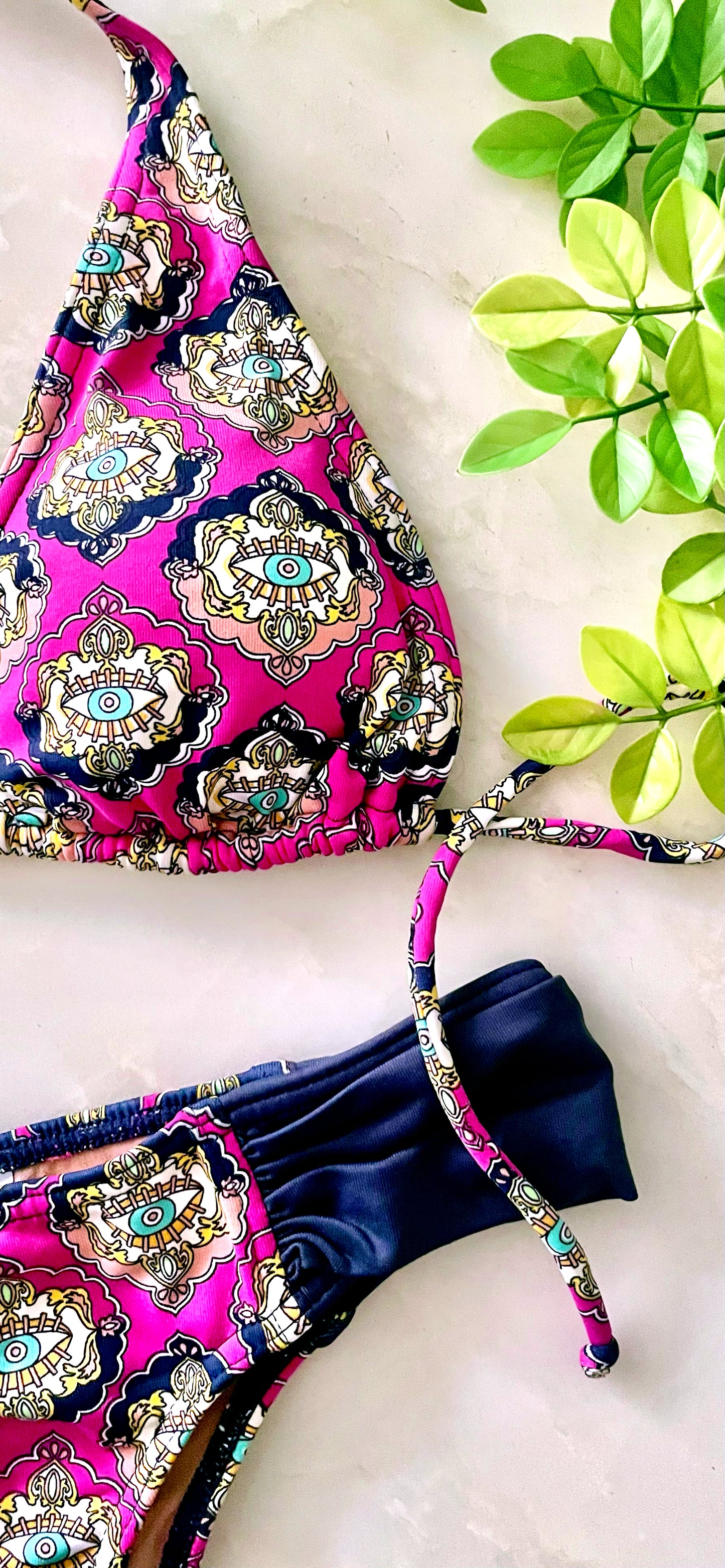 Pink Shadow Bikini Set
