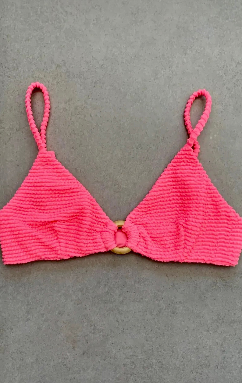 Bikini Top Ring Pink Power
