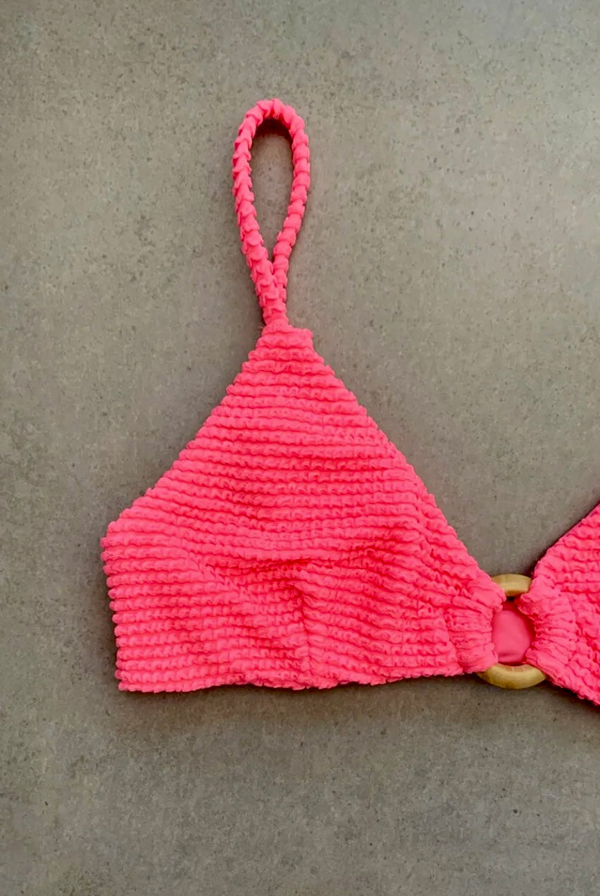Bikini Top Ring Pink Power