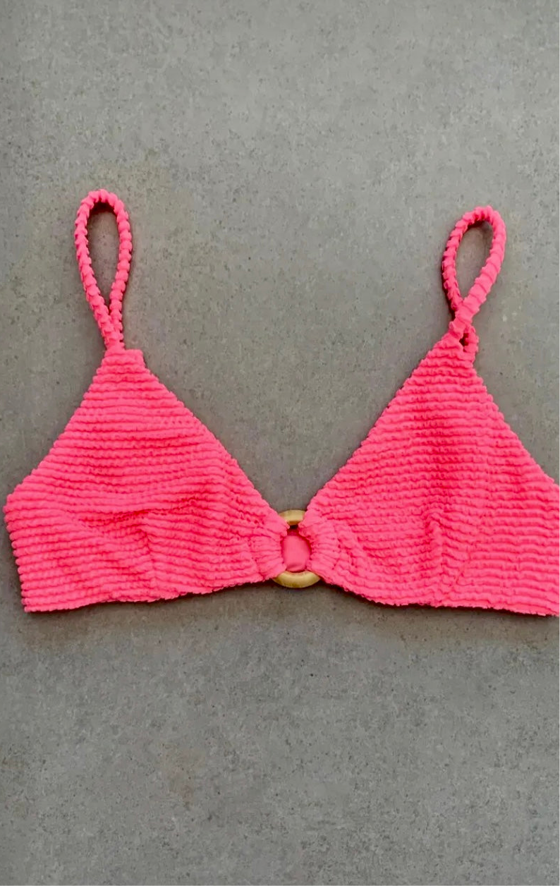 Bikini Top Ring Pink Power
