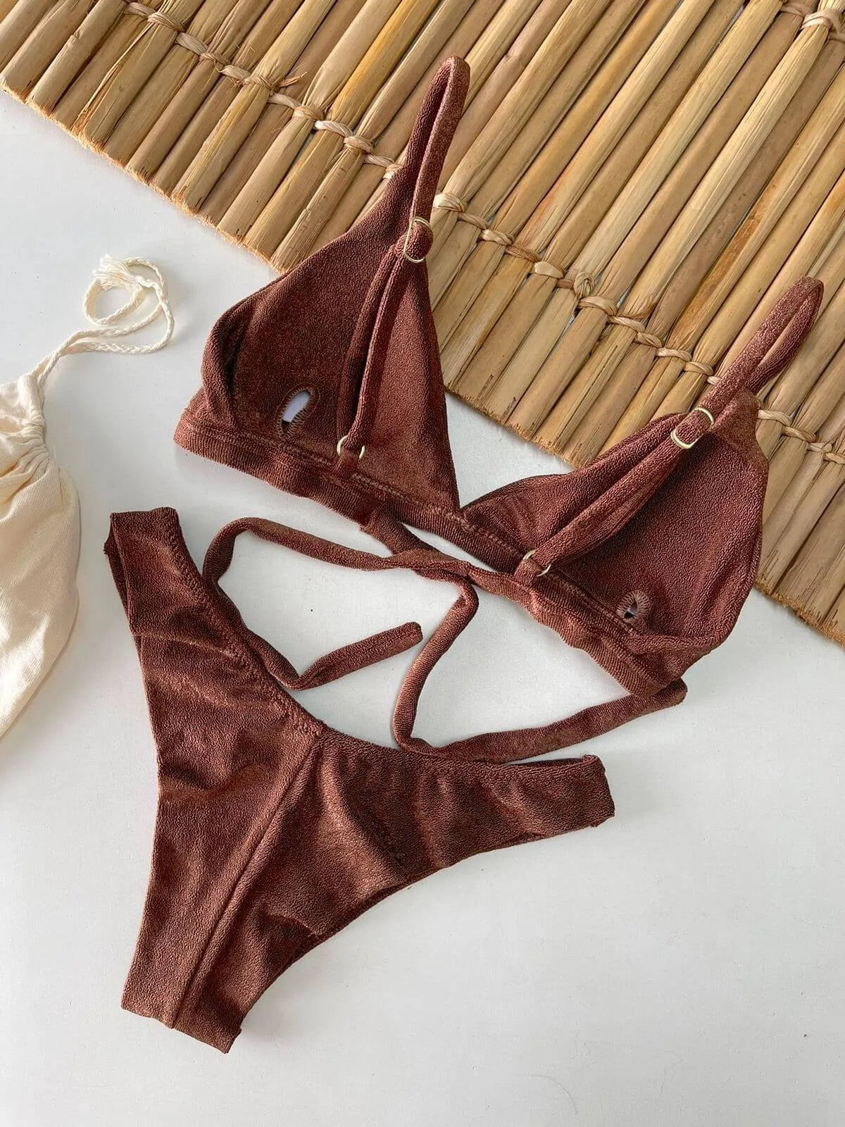 Bikini Set Surf + Asa Delta Velour