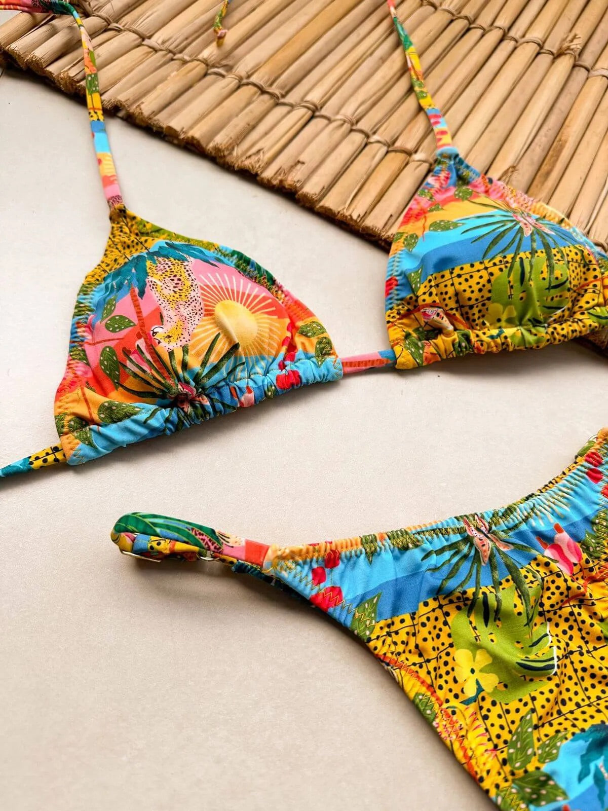 Bikini Set Sun + Semi-regulatory Thread Brasileirinha