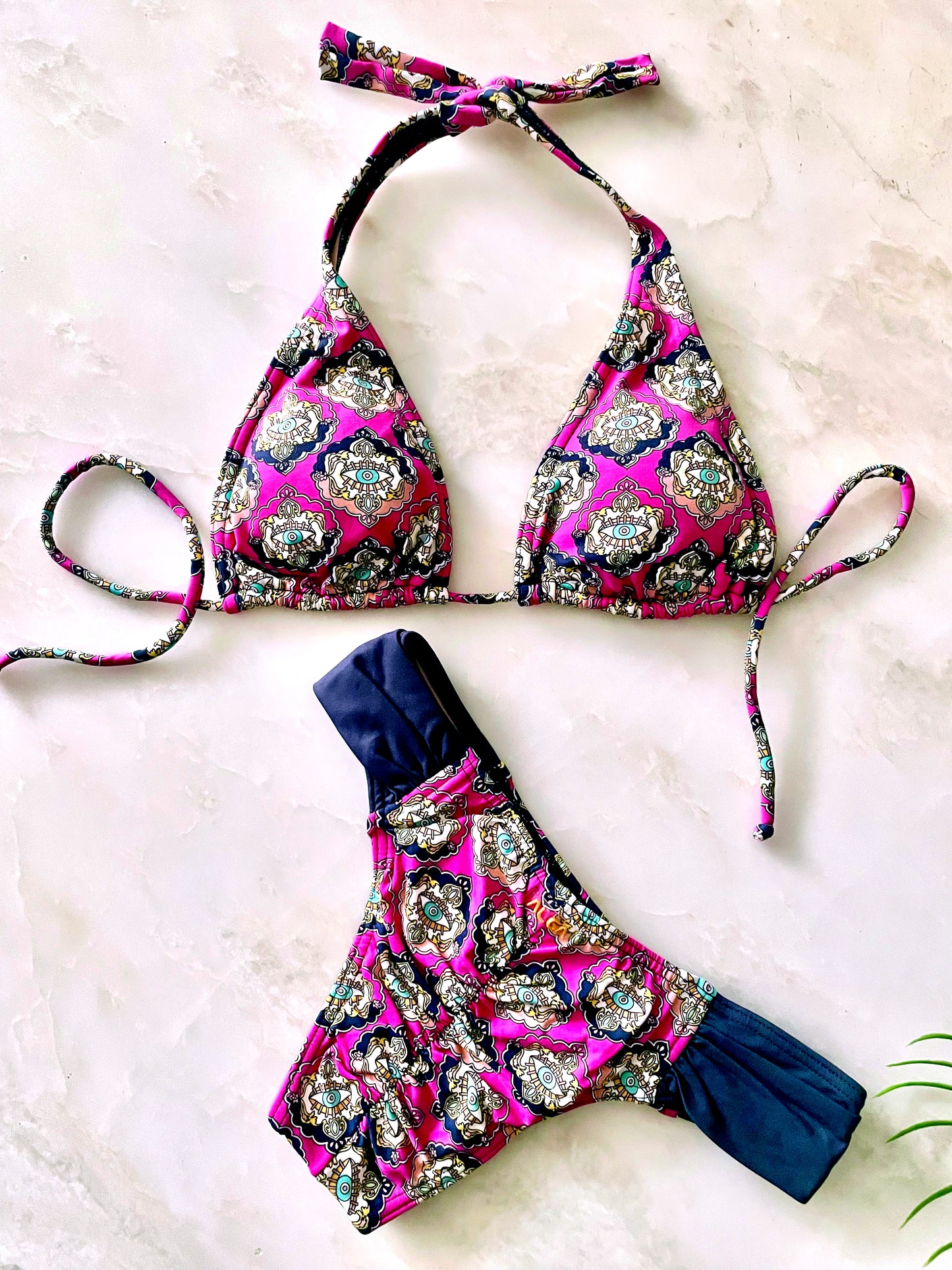 Pink Shadow Bikini Set