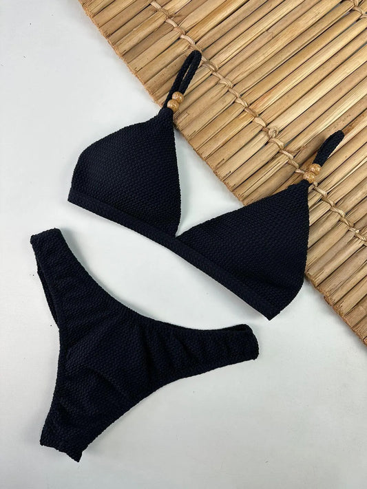 Bikini Set Asa Delta Carmel Black