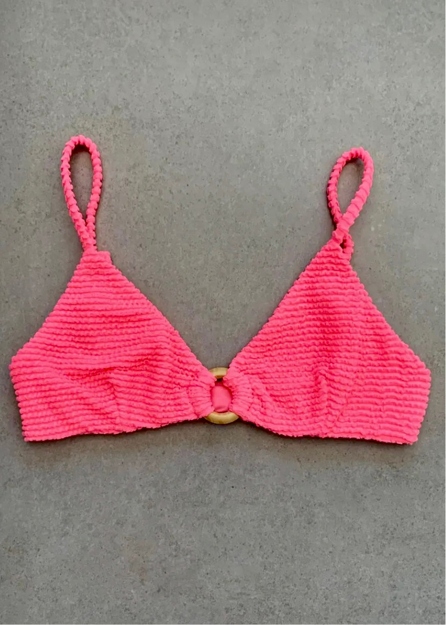 Bikini Top Ring Pink Power