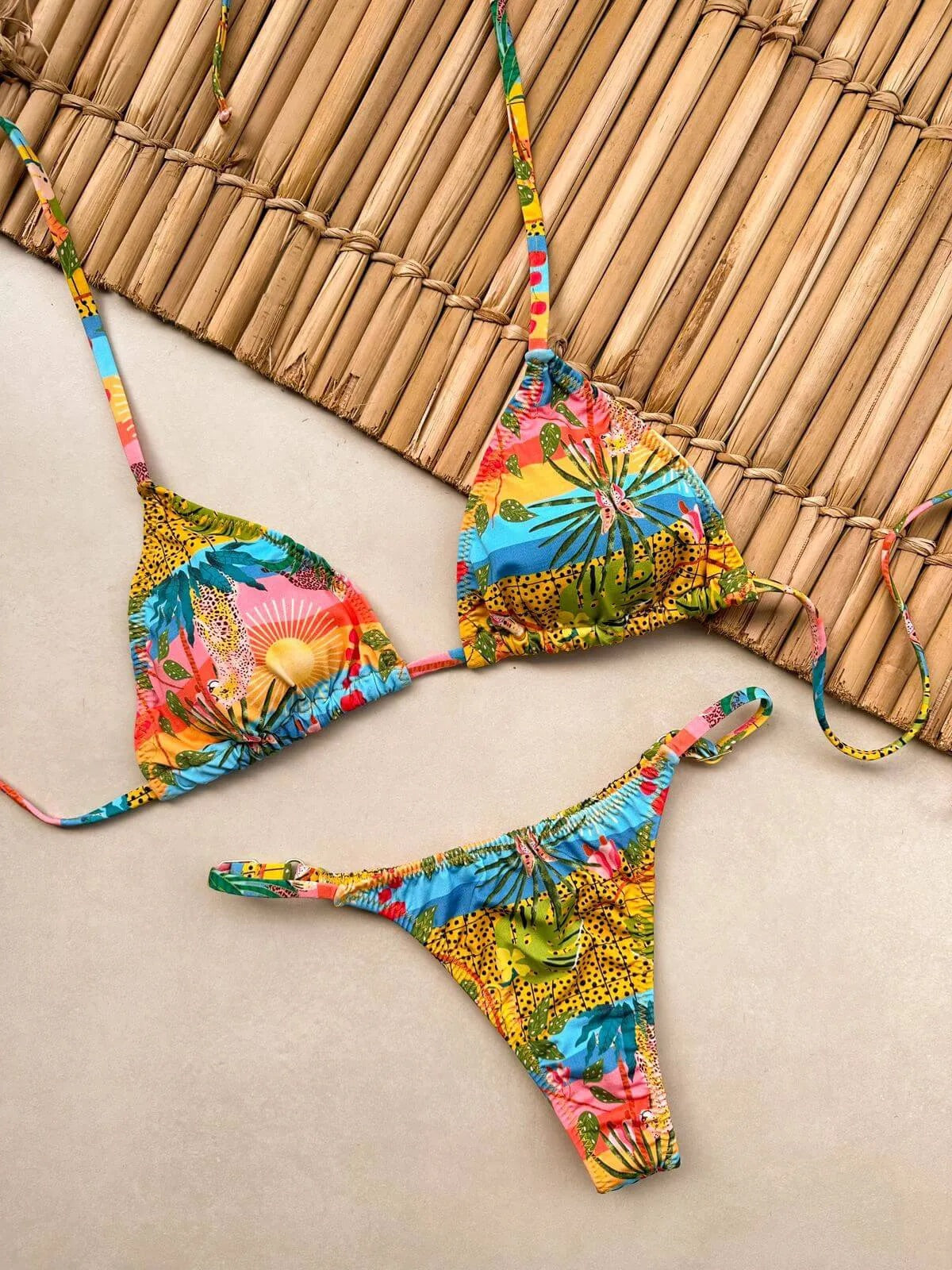 Bikini Set Sun + Semi-regulatory Thread Brasileirinha