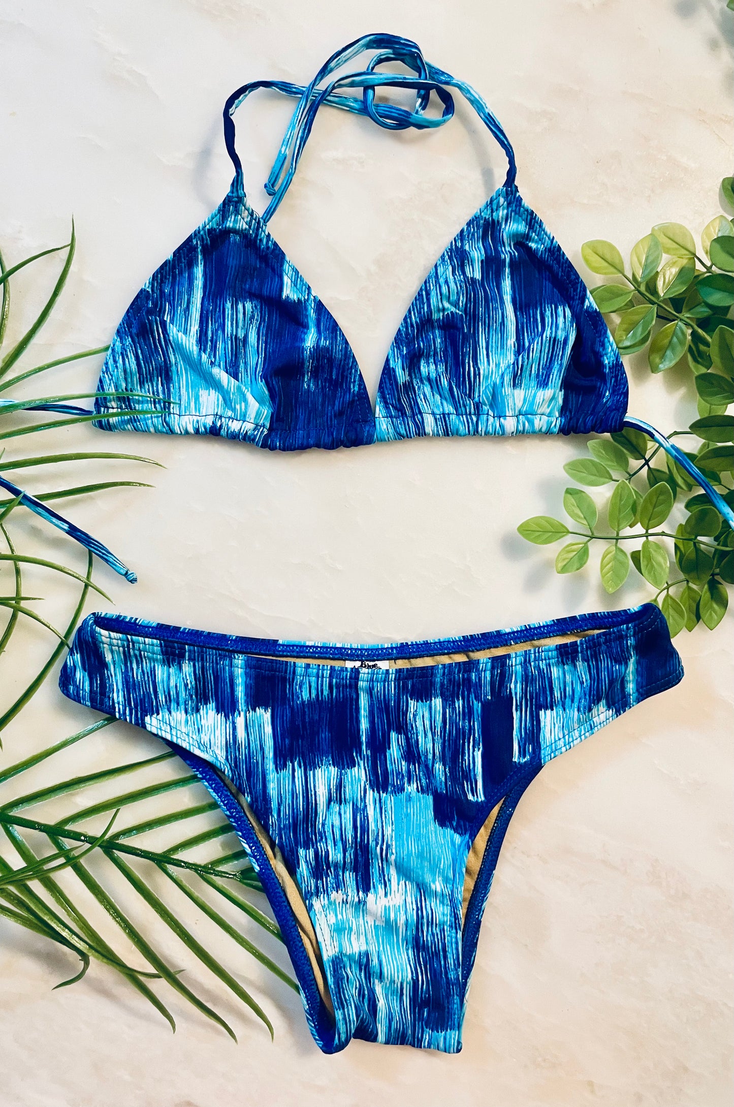 Blue Light Bikini Set