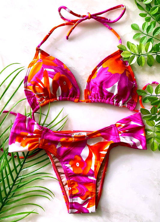 Floral Pink Ipanema Bikini Set